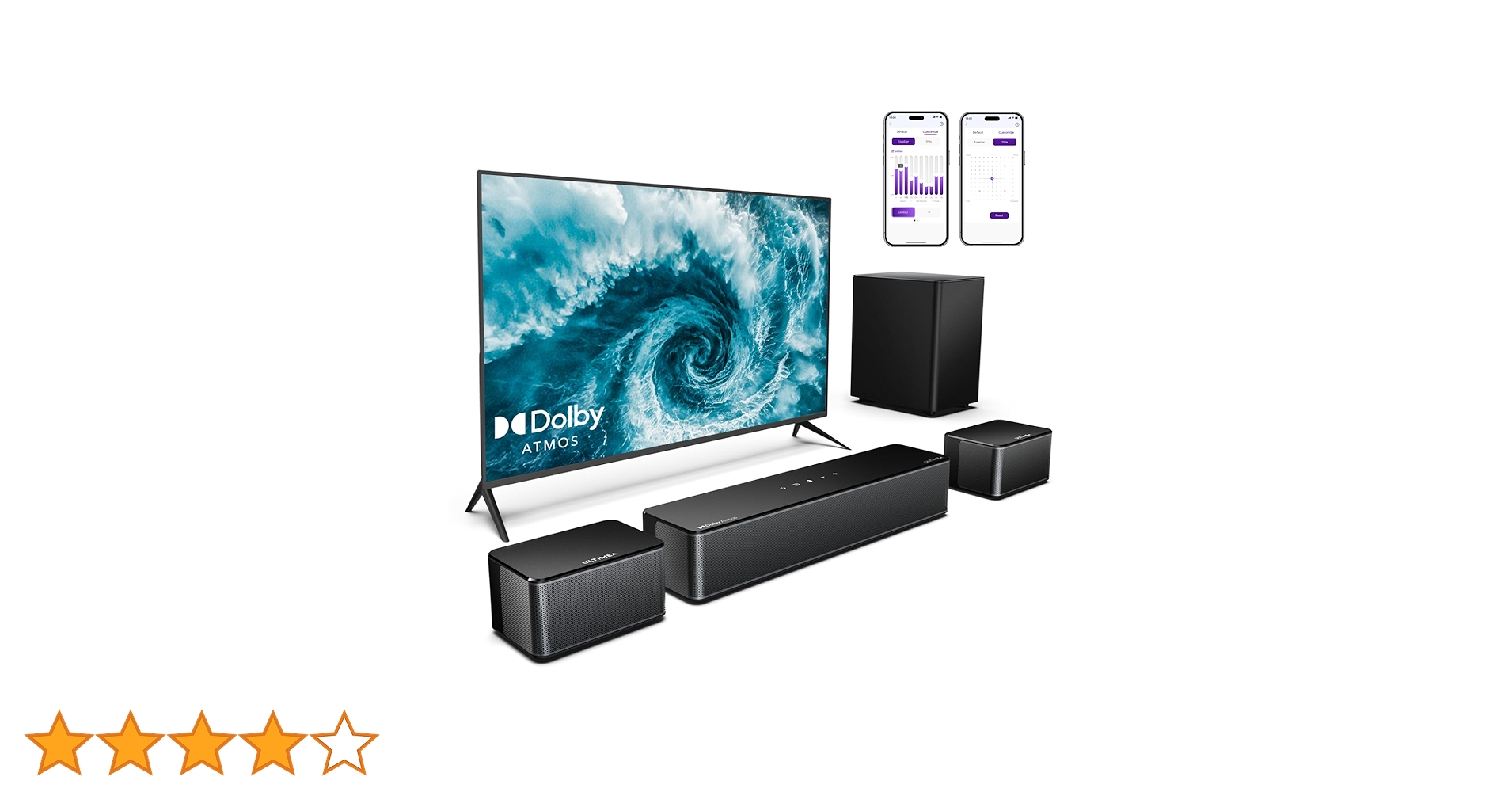 ULTIMEA Dolby Atmos サウンドバー テレビ用 Sc05e27c6740a402fbb5d21caaba2a